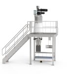 Semi-automatic bagging machine for open-mouth bags BM1012H | Halpaq