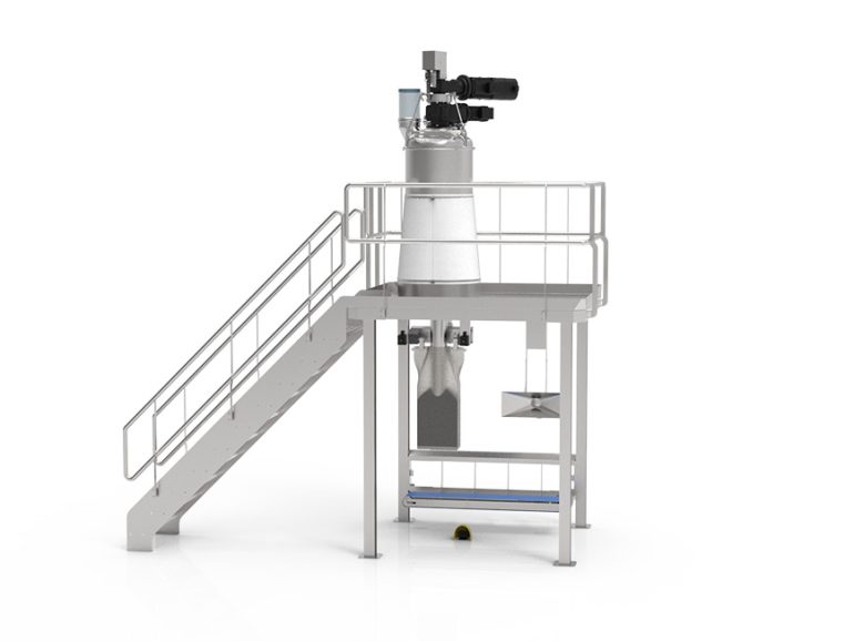 Semi-automatic bagging machine for open-mouth bags BM1012H | Halpaq