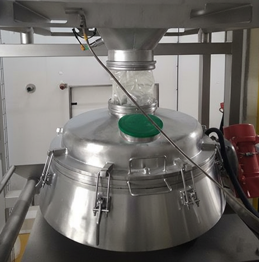 vibrating-sieve-on-bagging-machine